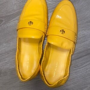 Tory Burch Bright Yellow Loafers
